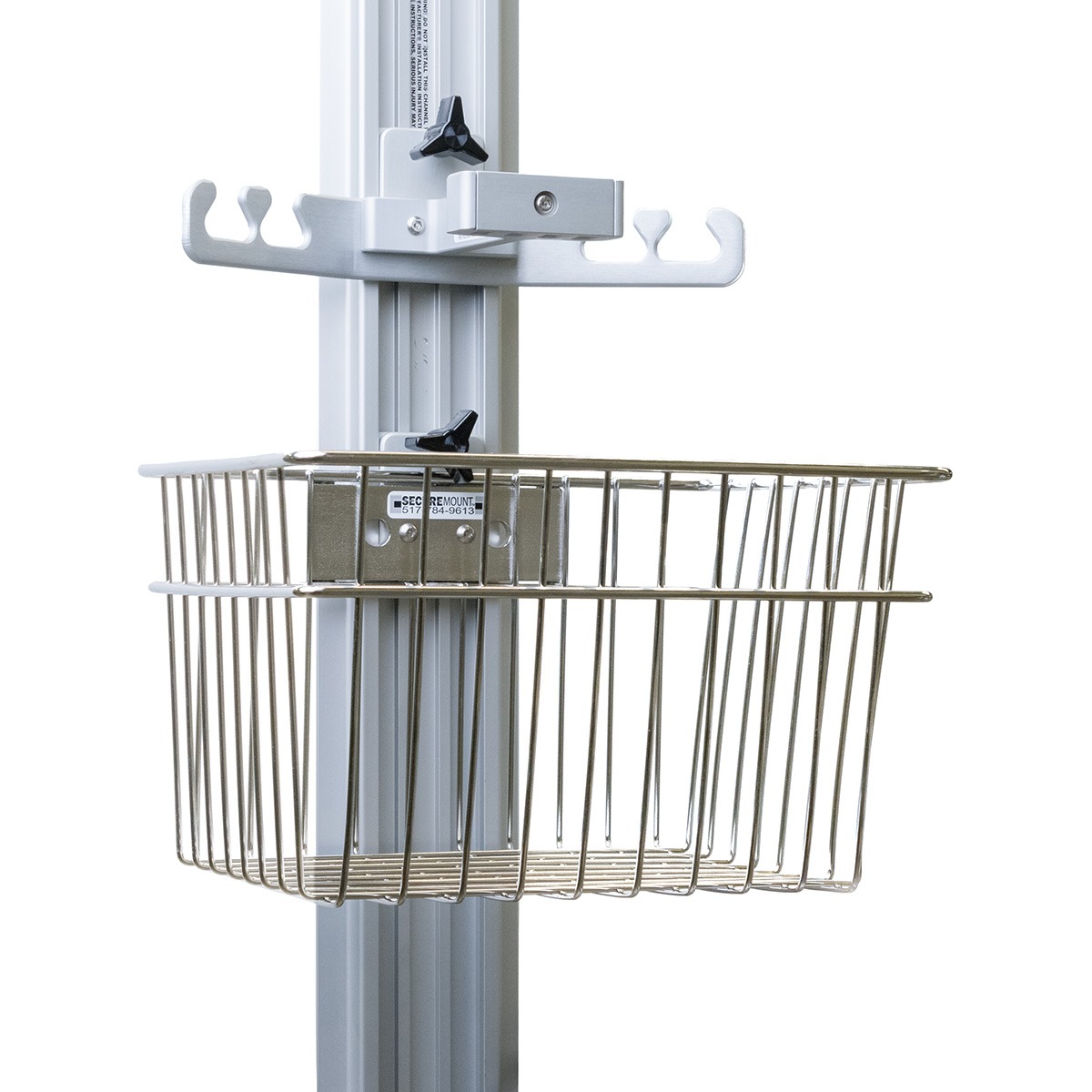 IV pole medical baskets