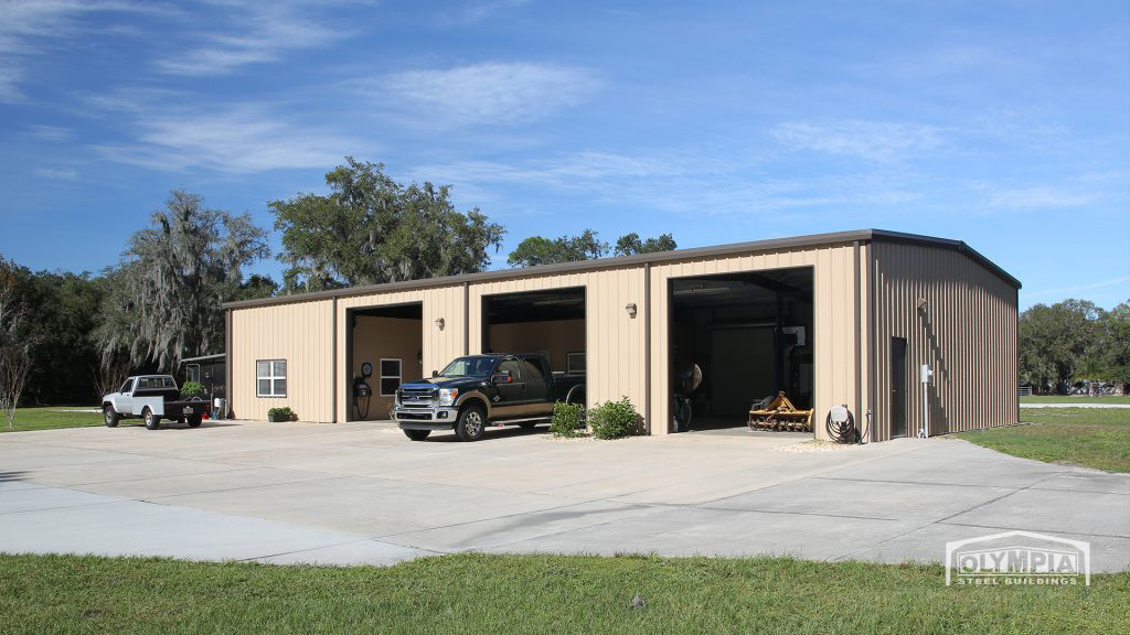 Three Door Garage