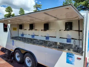 16-Sink Hand Wash Trailer