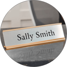 Custom Desk Name Plates