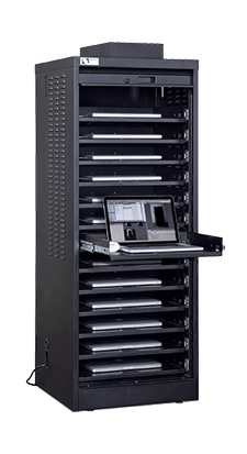 Single Wide Laptop Cabinet
