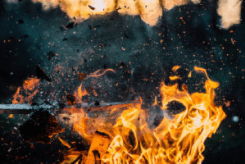 Wood On Fire