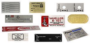ETCHED<br>Metal Nameplates