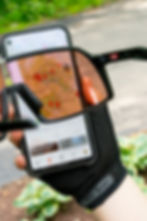 Lenses magnify maps