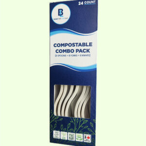 24Ct Compostable Cutlery