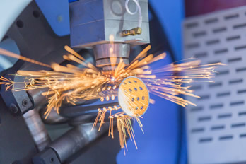 Gas Cutting Metal Sheet