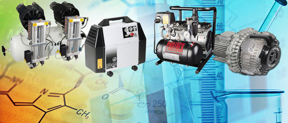 Quiet Oil-Less Air Compressors