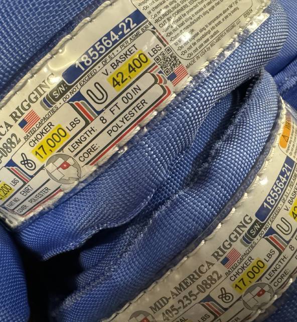 Blue Sling Id Tags