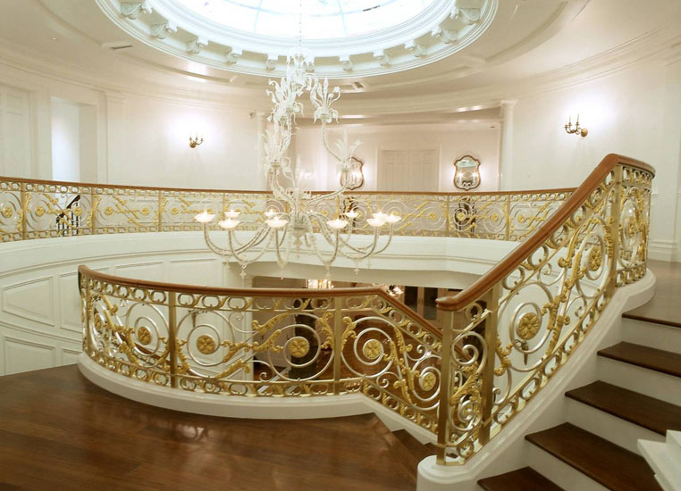 Scrolled Cast Railing