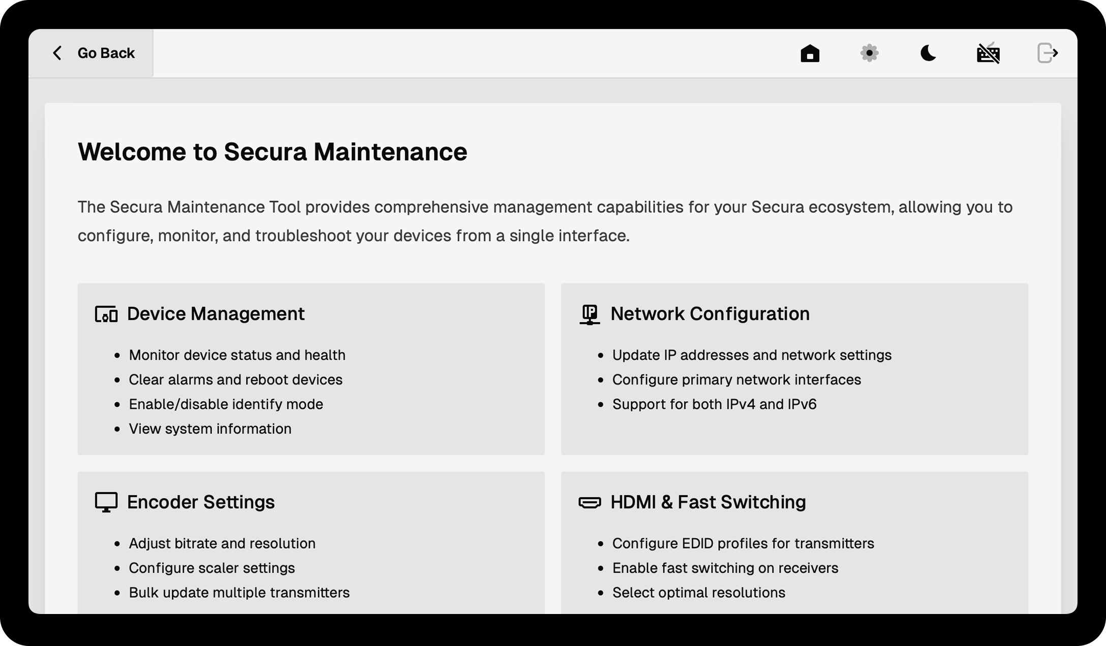 Maintenance