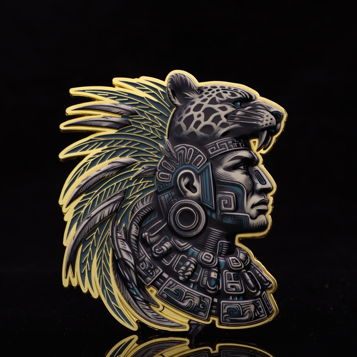 Aztec Warrior Challenge Coin