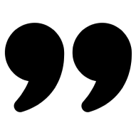 Large Orange Quotation Mark
