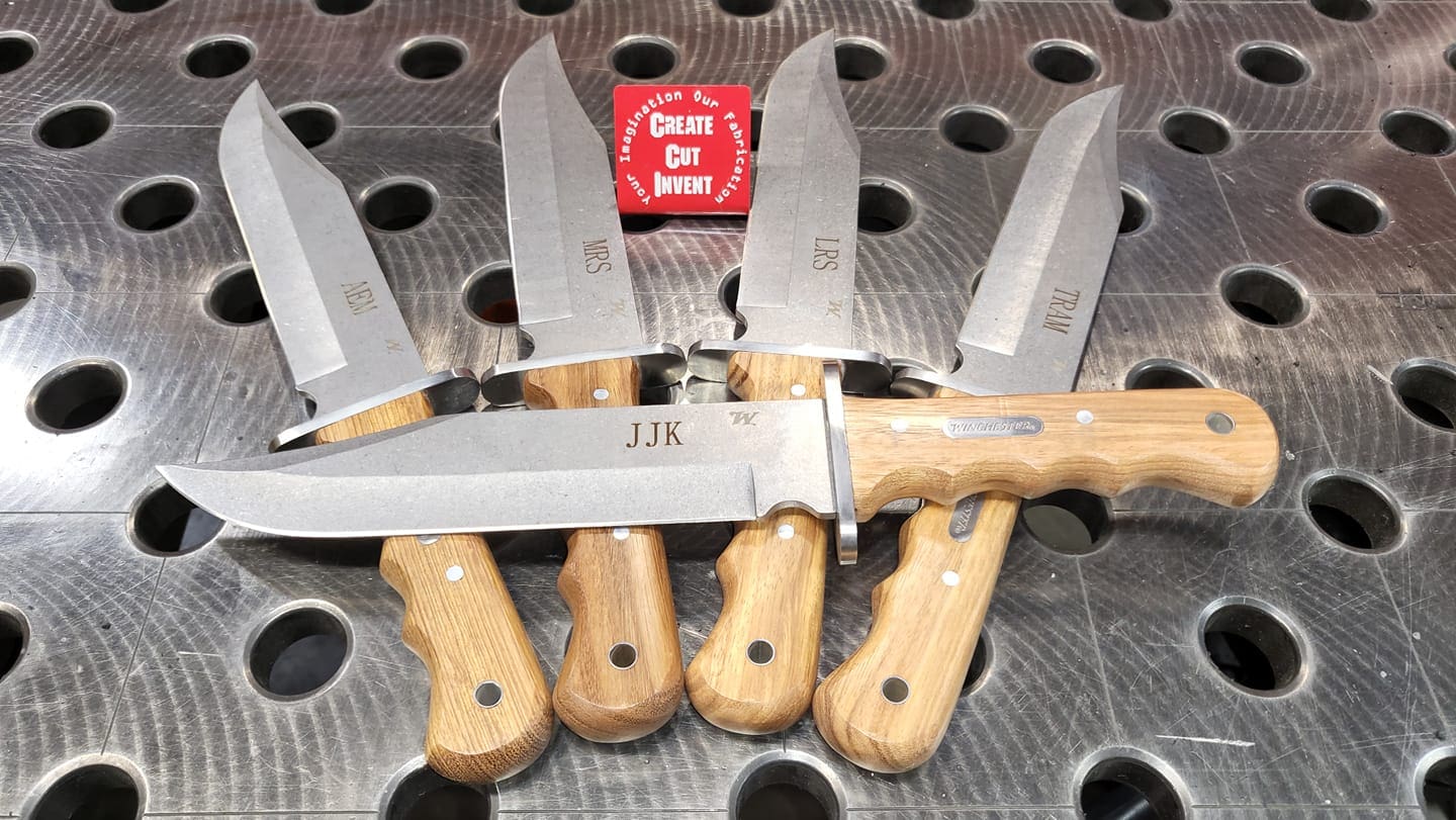 Engraved Knives