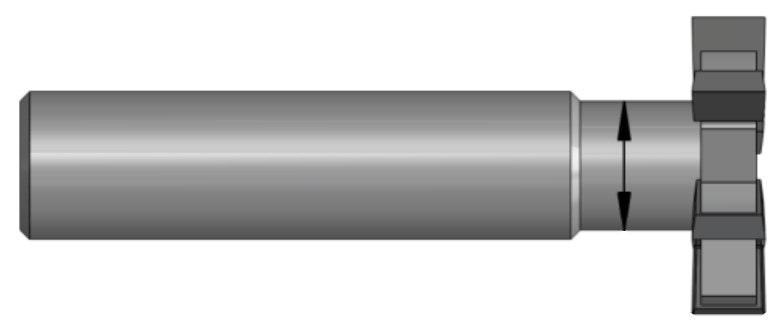 Carbide Tipped Keyseat Cutter
