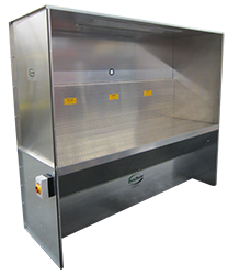 Downdraft-booths