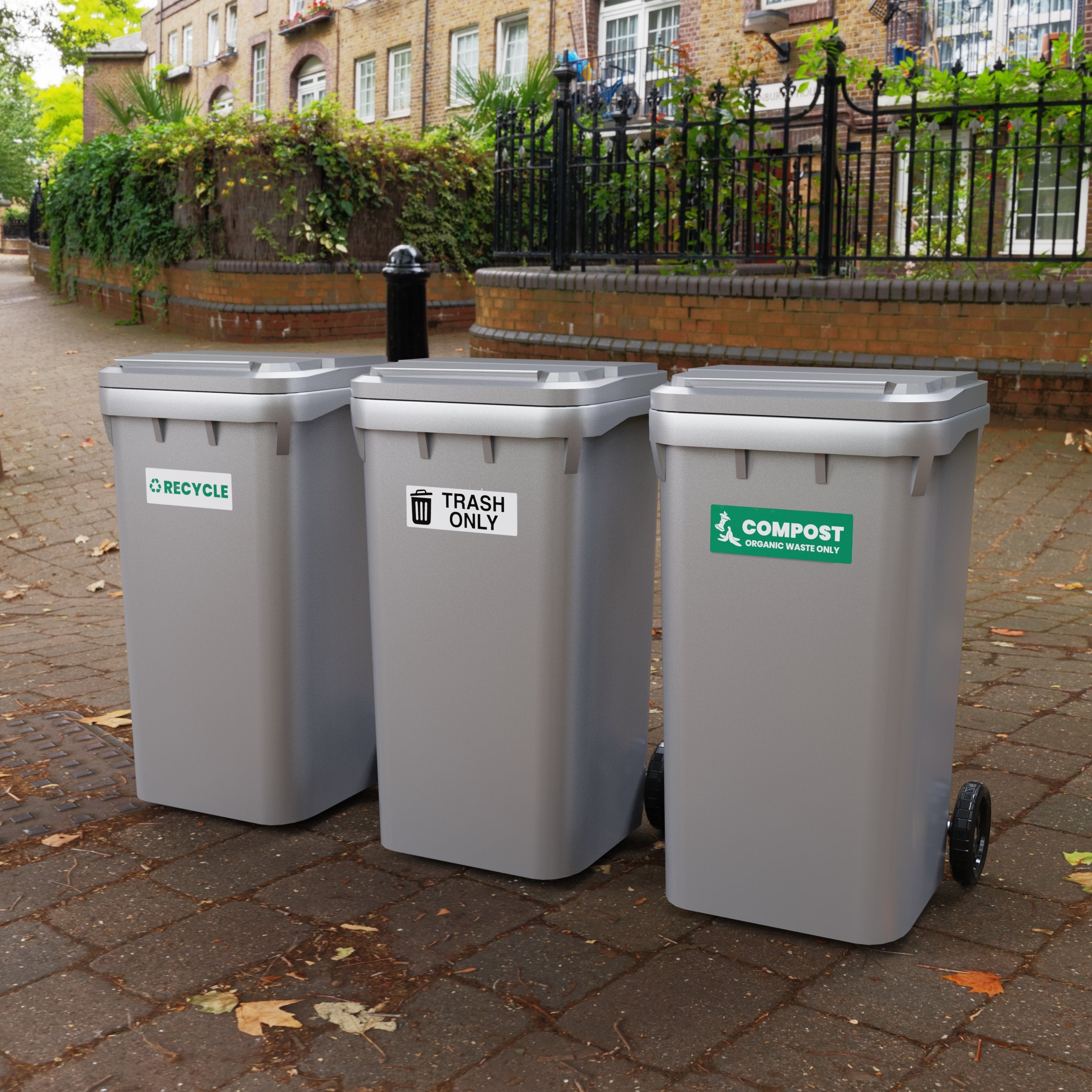 Trash Bin Labels