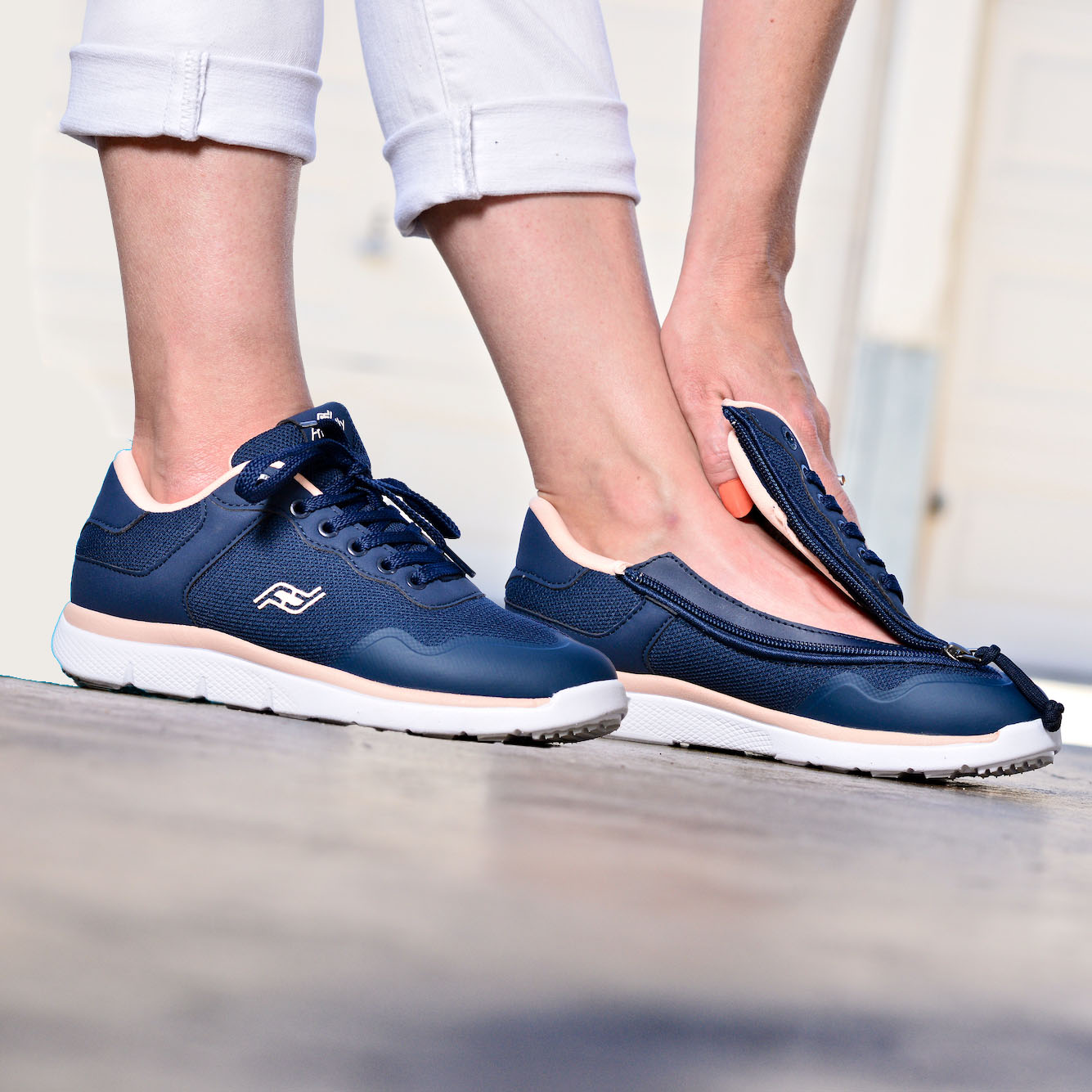 Women's adaptive friendly shoes