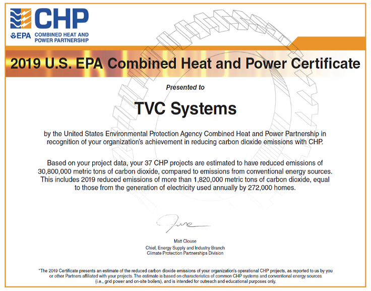 Heat and Power Cert