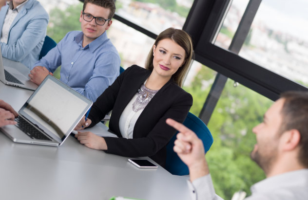 Business People Talking