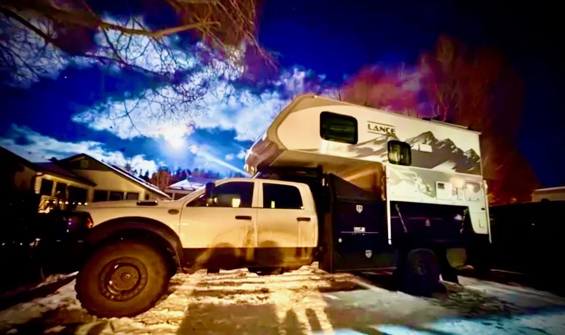 Truck camper conversion