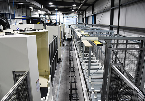 Makino A61 conveyor
