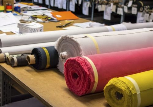 Colored Fabric Rolls