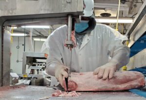 Processing meat