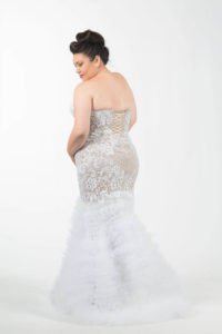 Plus size wedding dress