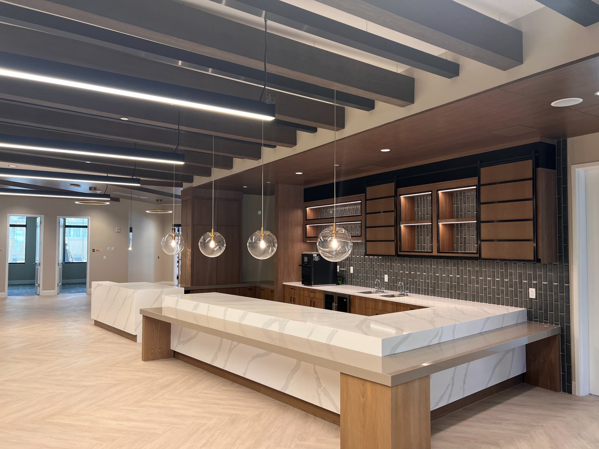 Commercial kitchen millwork