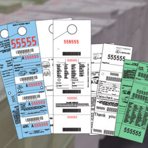 Valet Tickets