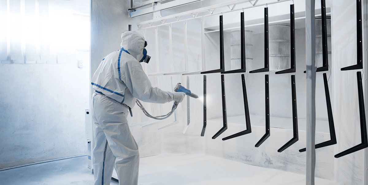 Powder-coating