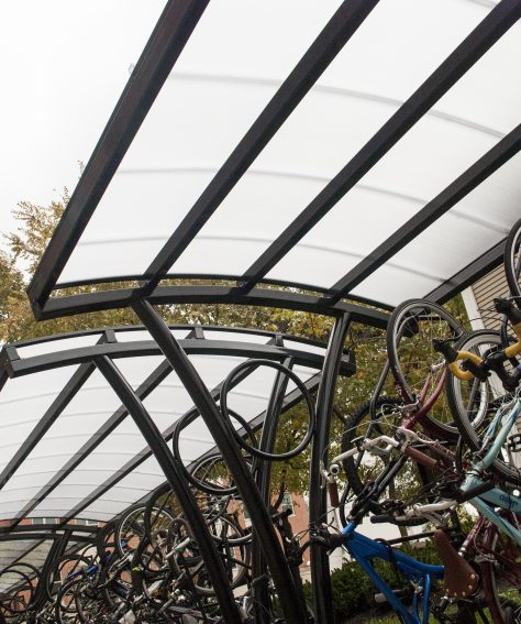 Canopy Roof Bike Shelter