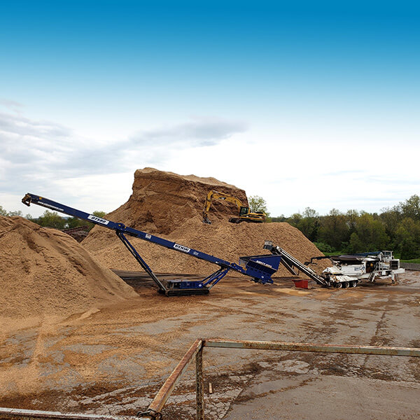 Mulch making operation