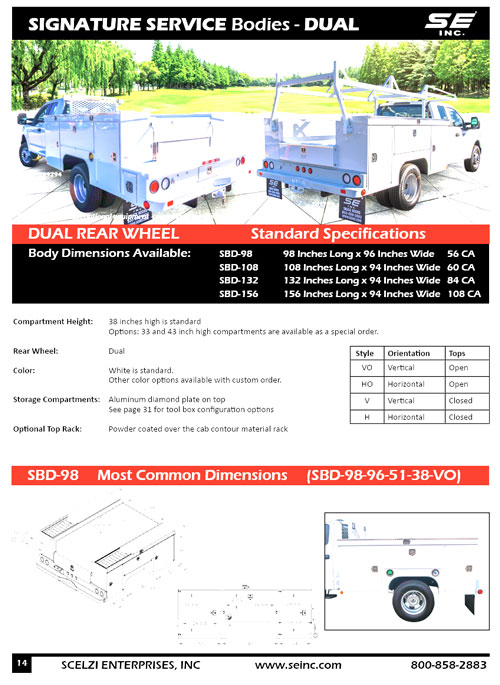 Service Body Specs