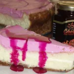 Prickly pear cheesecake