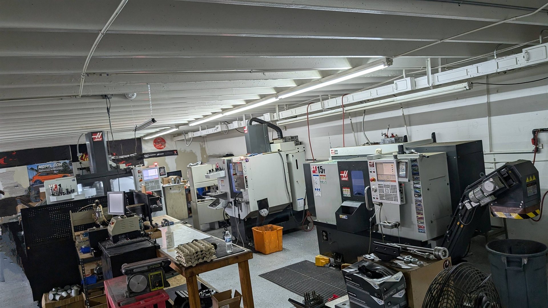 CNC milling operation