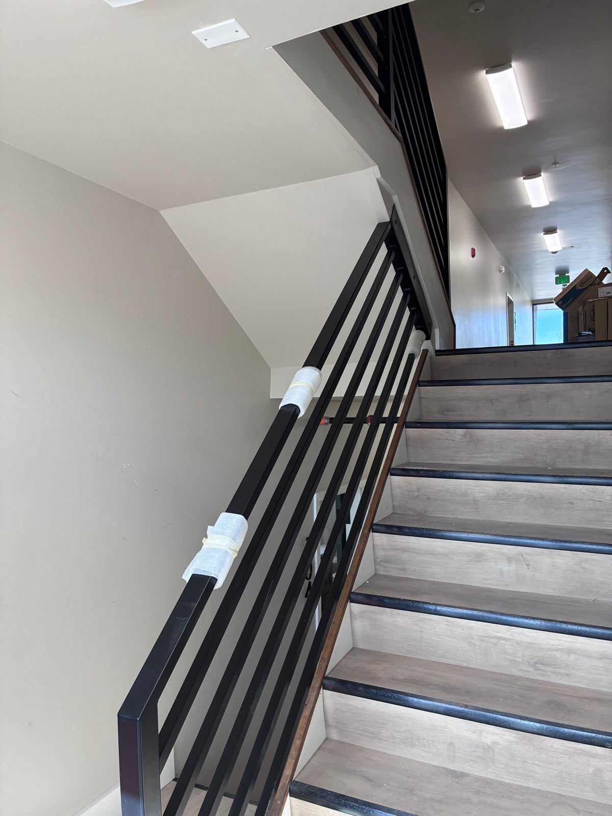 Interior stair railing