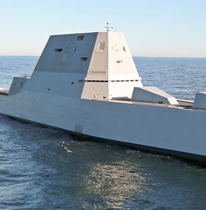 Military Boat at sea