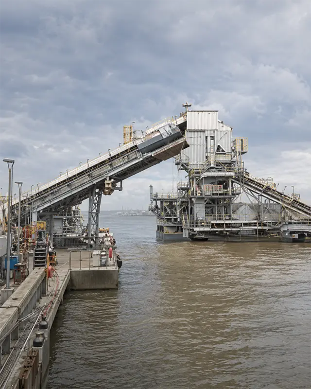Machinery on the water