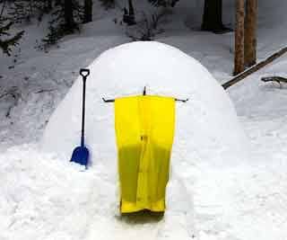 Snow Shelter Door
