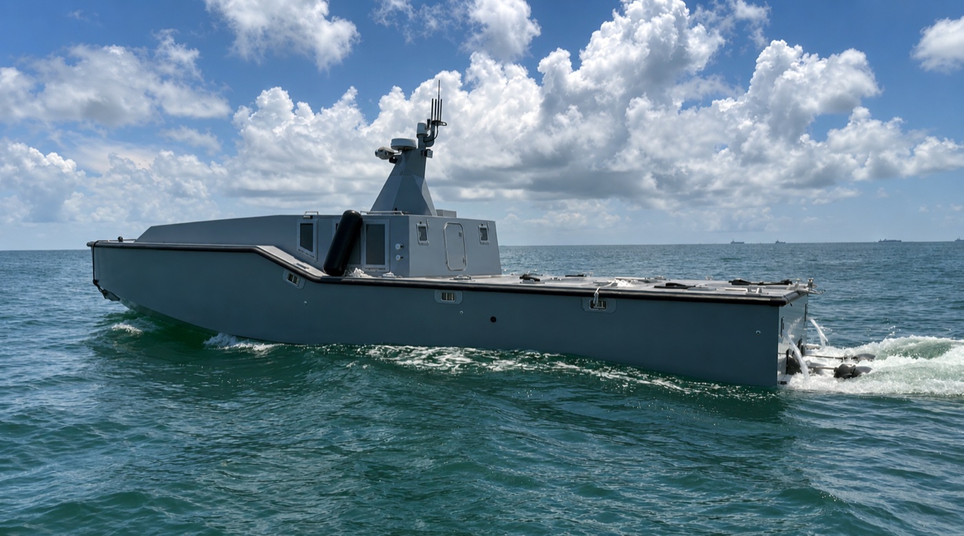 Mirage vessel at sea