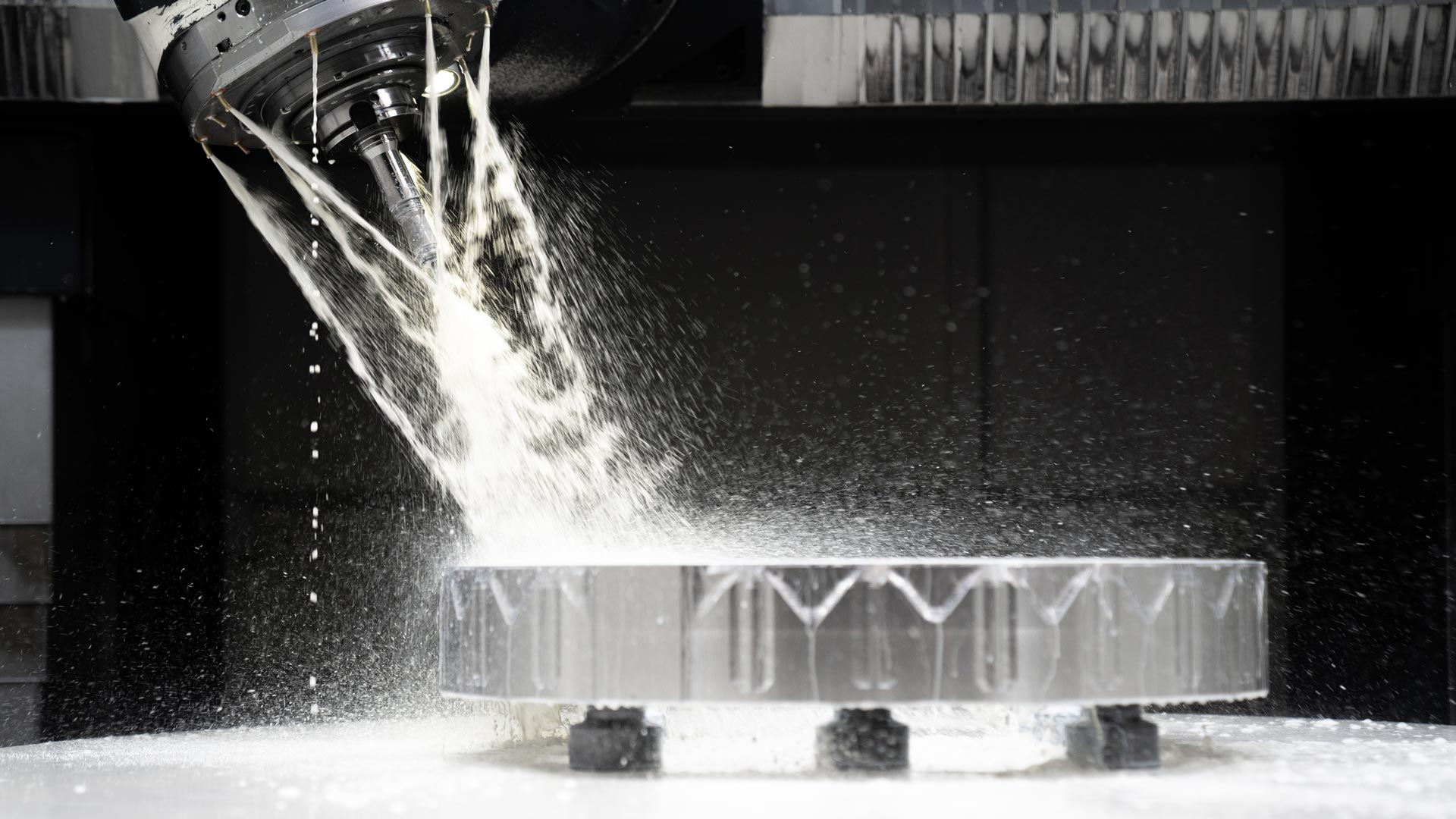 Coolant Rushing From Machine