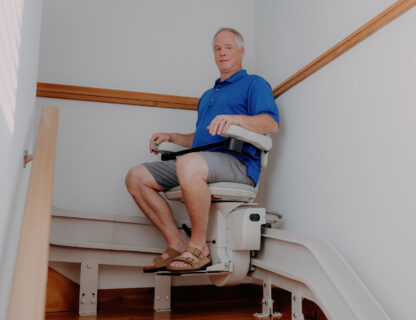 Curved Stair Lift.