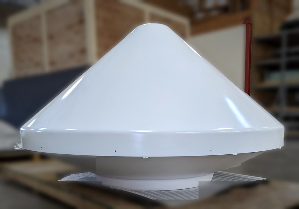 Radome in production facility