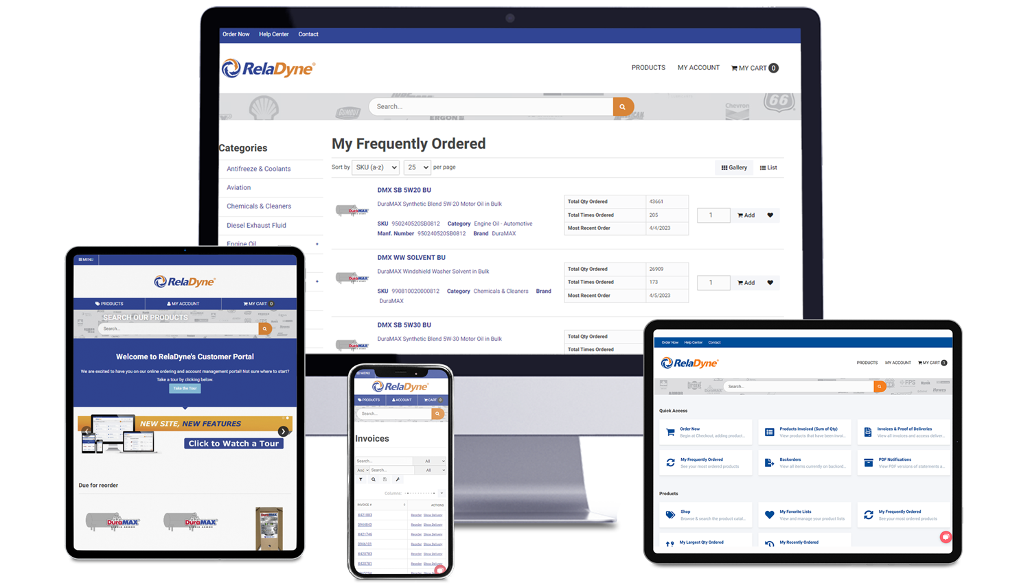 My.reladyne.com Devices
