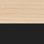 Light Wood Black Swatch