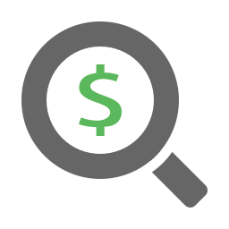 Savings Found Magnifying Glass