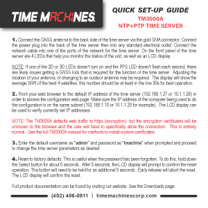 Tm3000a Qsg