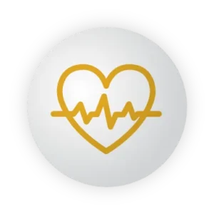 Heart with beat inside