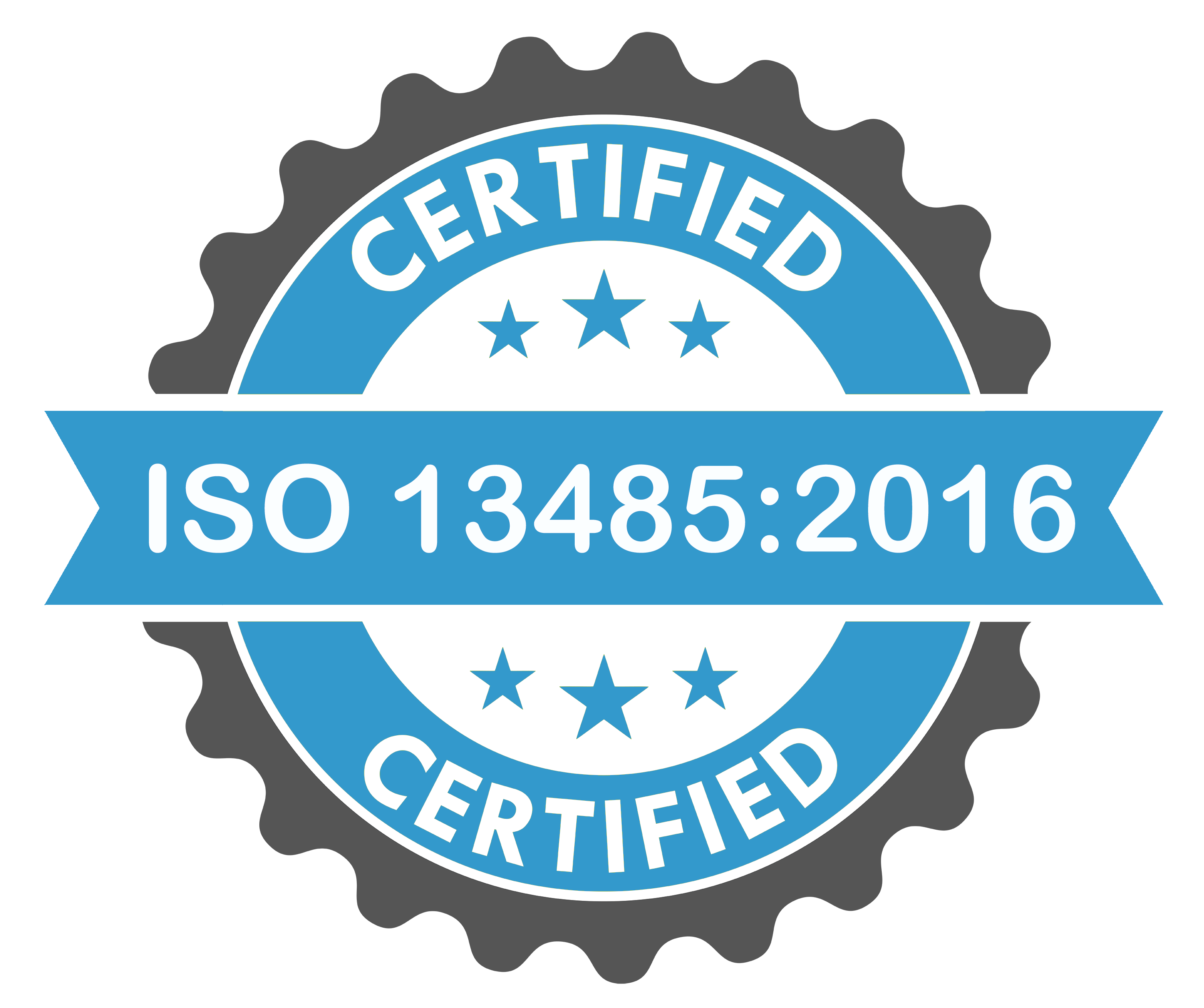 Certified by ISO